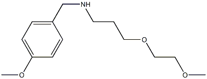 [3-(2-methoxyethoxy)propyl][(4-methoxyphenyl)methyl]amine 구조식 이미지
