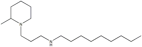 [3-(2-methylpiperidin-1-yl)propyl](nonyl)amine Structure