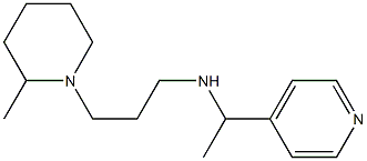 [3-(2-methylpiperidin-1-yl)propyl][1-(pyridin-4-yl)ethyl]amine 구조식 이미지