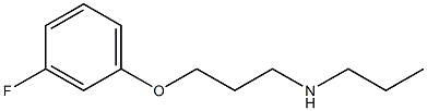 [3-(3-fluorophenoxy)propyl](propyl)amine Structure