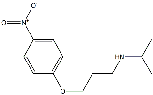 [3-(4-nitrophenoxy)propyl](propan-2-yl)amine 구조식 이미지