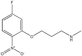 [3-(5-fluoro-2-nitrophenoxy)propyl](methyl)amine Structure