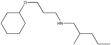 [3-(cyclohexyloxy)propyl](2-methylpentyl)amine Structure