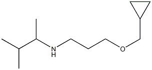 [3-(cyclopropylmethoxy)propyl](3-methylbutan-2-yl)amine Structure