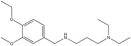 [3-(diethylamino)propyl][(4-ethoxy-3-methoxyphenyl)methyl]amine 구조식 이미지