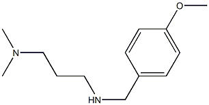 [3-(dimethylamino)propyl][(4-methoxyphenyl)methyl]amine Structure