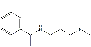 [3-(dimethylamino)propyl][1-(2,5-dimethylphenyl)ethyl]amine Structure