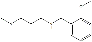 [3-(dimethylamino)propyl][1-(2-methoxyphenyl)ethyl]amine Structure