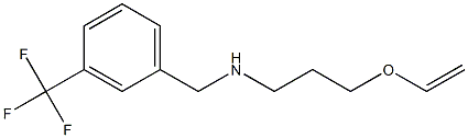 [3-(ethenyloxy)propyl]({[3-(trifluoromethyl)phenyl]methyl})amine Structure