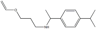 [3-(ethenyloxy)propyl]({1-[4-(propan-2-yl)phenyl]ethyl})amine 구조식 이미지