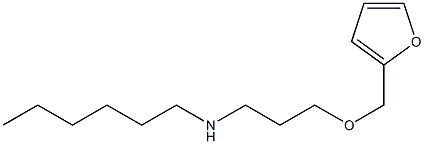 [3-(furan-2-ylmethoxy)propyl](hexyl)amine Structure