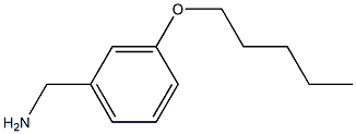 [3-(pentyloxy)phenyl]methanamine Structure