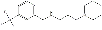 [3-(piperidin-1-yl)propyl]({[3-(trifluoromethyl)phenyl]methyl})amine 구조식 이미지