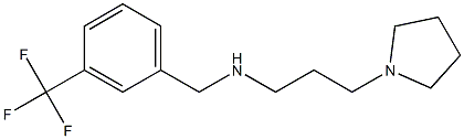 [3-(pyrrolidin-1-yl)propyl]({[3-(trifluoromethyl)phenyl]methyl})amine 구조식 이미지