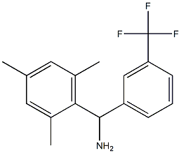 [3-(trifluoromethyl)phenyl](2,4,6-trimethylphenyl)methanamine Structure