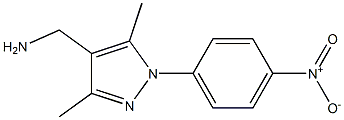 [3,5-dimethyl-1-(4-nitrophenyl)-1H-pyrazol-4-yl]methylamine 구조식 이미지