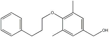 [3,5-dimethyl-4-(3-phenylpropoxy)phenyl]methanol 구조식 이미지