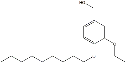 [3-ethoxy-4-(nonyloxy)phenyl]methanol 구조식 이미지