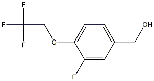 [3-fluoro-4-(2,2,2-trifluoroethoxy)phenyl]methanol 구조식 이미지