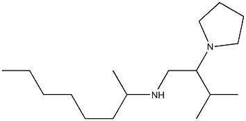 [3-methyl-2-(pyrrolidin-1-yl)butyl](octan-2-yl)amine Structure