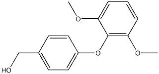 [4-(2,6-dimethoxyphenoxy)phenyl]methanol Structure