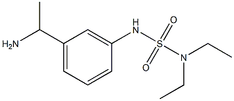 1-{3-[(diethylsulfamoyl)amino]phenyl}ethan-1-amine 구조식 이미지