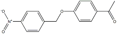 1-{4-[(4-nitrobenzyl)oxy]phenyl}ethanone Structure