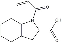 1-acryloyloctahydro-1H-indole-2-carboxylic acid 구조식 이미지