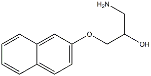 1-amino-3-(2-naphthyloxy)propan-2-ol 구조식 이미지