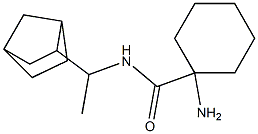 1-amino-N-(1-bicyclo[2.2.1]hept-2-ylethyl)cyclohexanecarboxamide 구조식 이미지