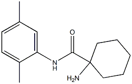 1-amino-N-(2,5-dimethylphenyl)cyclohexanecarboxamide 구조식 이미지