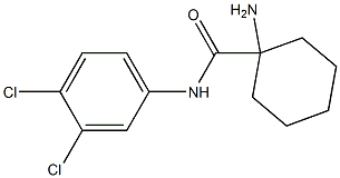 1-amino-N-(3,4-dichlorophenyl)cyclohexane-1-carboxamide Structure