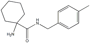 1-amino-N-(4-methylbenzyl)cyclohexanecarboxamide 구조식 이미지