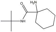 1-amino-N-(tert-butyl)cyclohexanecarboxamide Structure