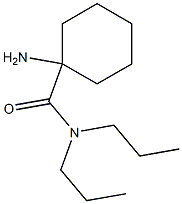1-amino-N,N-dipropylcyclohexanecarboxamide 구조식 이미지