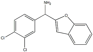 1-benzofuran-2-yl(3,4-dichlorophenyl)methanamine 구조식 이미지