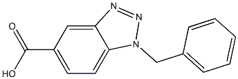 1-benzyl-1H-1,2,3-benzotriazole-5-carboxylic acid Structure