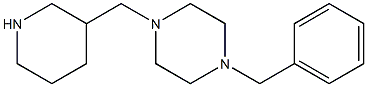 1-benzyl-4-(piperidin-3-ylmethyl)piperazine 구조식 이미지