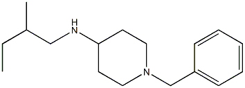 1-benzyl-N-(2-methylbutyl)piperidin-4-amine 구조식 이미지