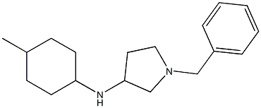 1-benzyl-N-(4-methylcyclohexyl)pyrrolidin-3-amine Structure