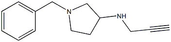 1-benzyl-N-(prop-2-yn-1-yl)pyrrolidin-3-amine Structure