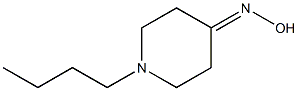 1-butylpiperidin-4-one oxime 구조식 이미지