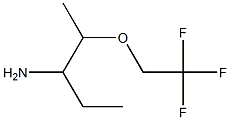 1-ethyl-2-(2,2,2-trifluoroethoxy)propylamine 구조식 이미지