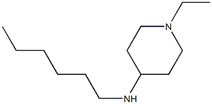 1-ethyl-N-hexylpiperidin-4-amine 구조식 이미지