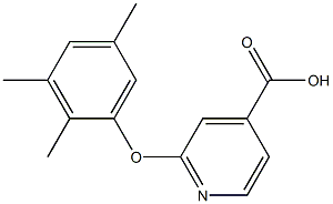 2-(2,3,5-trimethylphenoxy)pyridine-4-carboxylic acid Structure