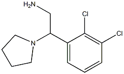 2-(2,3-dichlorophenyl)-2-pyrrolidin-1-ylethanamine Structure