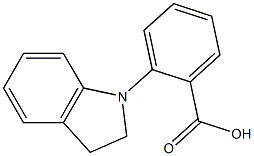 2-(2,3-dihydro-1H-indol-1-yl)benzoic acid 구조식 이미지