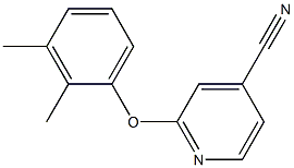 2-(2,3-dimethylphenoxy)isonicotinonitrile Structure