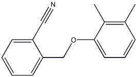 2-(2,3-dimethylphenoxymethyl)benzonitrile Structure