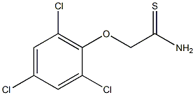 2-(2,4,6-trichlorophenoxy)ethanethioamide 구조식 이미지